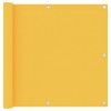 Paravan de balcon, galben, 90 x 300 cm, țesătură oxford, vidaXL