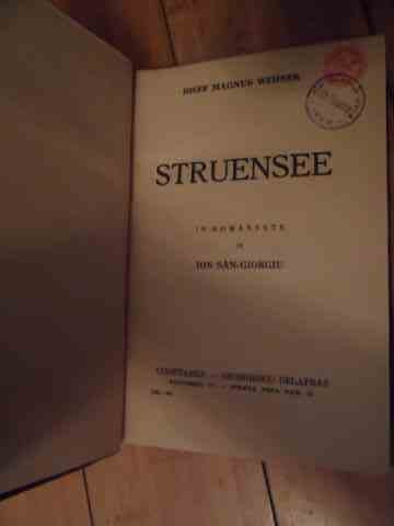 Struensee - Iosef Magnus Wehner ,535753
