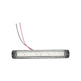 Lampa LED laterala de gabarit alba 12-24V, 12 LED, Breckner