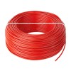Cablu electric conductor FY 1.5 mm&sup2;, rosu, 100 m. Cablu instalatii electrice interioare, tensiune 450/750V 
