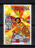 Spania 1989-1992 - Concurs de design de timbre pentru tineret,4 serii,8 poze,MNH, Nestampilat