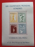 PERU, SPORT MELBOURNE - BLOC MNH