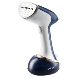 Cumpara ieftin Fier de calcat cu abur HALEY HY-326, 1600W, Talpa ceramica/otel inoxidabil, Anti-calcar, Auto-curatare, Abur vertical, Alb/Turcoaz