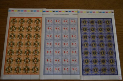 ORGANIZATII MONDIALE LP1668 MNH SET IN COLI DE 28, TIRAJ 122.528 foto