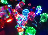 Instalatie brad de craciun, 10M, 60 LED, tip diamant, interconectabila, 8