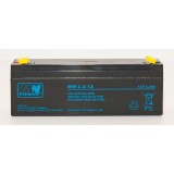 Baterie gel MPLPower AGM VRLA 12V/2.2Ah (178x34x66mm)
