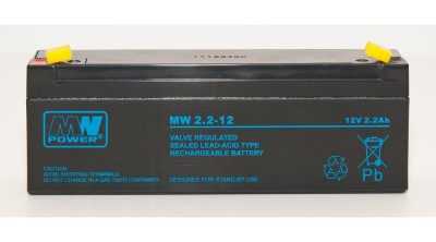 Baterie gel MPLPower AGM VRLA 12V/2.2Ah (178x34x66mm) foto