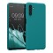 Husa Kwmobile pentru Samsung Galaxy A13 5G, Silicon, Verde, 58919.57