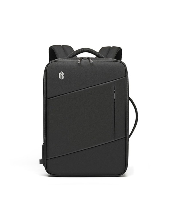 Rucsac material textil-Rucsac negru simplu