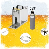 Complete set Dozator bere - PYGMY 25 LE 1 linie, 30 litri/h - Green Line, Cupla butoi bere: Adaptor NC