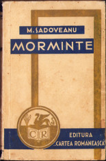 HST C1195 Morminte 1939 Sadoveanu ediția I foto