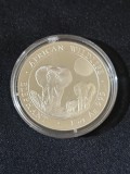 Somalia 2014 - 100 Șilingi - Elefant 1 OZ - Monedă de argint