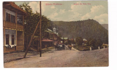 SLANIC MOLDOVA-VEDERE DIN SATU NOU-CARTE POSTALA CIRCULATA LA 1910 foto