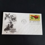 Lot Plicuri Filatelice SUA 1971-1972. Conservarea Faunei Sălbatice, Prima Zi Emisiune, Vintage (8 Buc.)