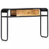 Masa Consola Gossi Lemn Masiv Mango 118x30x75cm Sertar+Compartimente