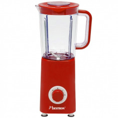 Blender de masa, Bestron, 300 W, 600 ml, 2 viteze, rosu (AB511R) foto