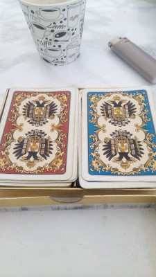 Carti de joc vintage imperiale austriece foto