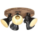 Lampa de tavan 25 W, negru, 50x50x25 cm, E27