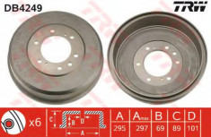 Tambur frana NISSAN PATHFINDER II (R50) (1995 - 2004) TRW DB4249 foto