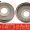 Tambur frana NISSAN PATHFINDER II (R50) (1995 - 2004) TRW DB4249