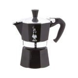 Espressor moka Colour Bialetti Negru Lucios 3 cesti