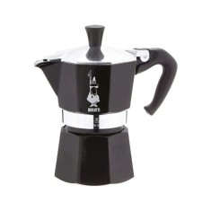 Espressor moka Colour Bialetti Negru Lucios 3 cesti