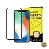 Folie de protectie Ecran WZK pentru Apple iPhone 11 / XR Sticla securizata Full Glue Neagra