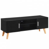 Comoda TV, negru, 120 x 40 x 46 cm, MDF GartenMobel Dekor, vidaXL