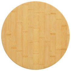 vidaXL Blat de masă, &Oslash;30x2,5 cm, bambus