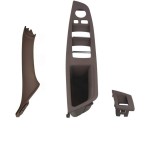Cumpara ieftin Set 3 manere MOTOR10 interior fata BMW seria 5 F10/F11 2009-2017, 51417359283, Cafeniu Mocha