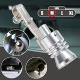 Fluier din aluminiu pentru toba marime M, compatibil cu motoare intre 1600 -
