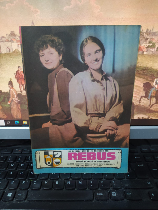 Rebus, revistă bilunară de divertisment, nr. 24 (660) anul 28, 15 dec. 1984, 151