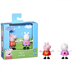 PEPPA PIG PRIETENI BUNI SET 2 FIGURINE PEPPA SI OITA SUZY