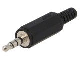 Mufă Jack 3.5mm Tată Stereo 4 Piste Drept Cu Manson