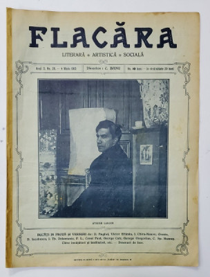 FLACARA , LITERARA , ARTISTICA , SOCIALA , ANUL II , NR. 29, 4 MAI , 1913 foto