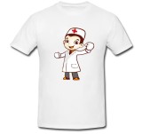 Tricou &quot; Doctor cartoon black and white &quot;