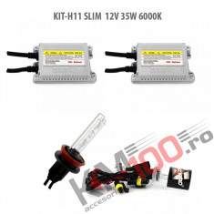 Set xenon H11 SLIM 12V 35W 6000K foto