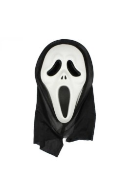 Mască de față cu fantomă țipăt de Halloween foto