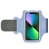 Banderola Armband Universala pentru alergat Tech-Protect M1 Sport Albastru deschis