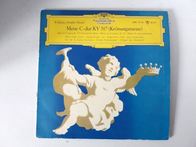 Wolfgang Amadeus Mozart, Berliner Philharmoniker, Messe C-dur KV 317, vinil VG++ foto