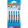 Panza, lama, fierastrau pendular, pentru metal, HSS, prindere tip T, taiere curbata, 21 TPI, set 5 buc, 76 mm, Richmann
