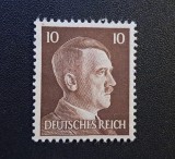 Germania (Deutsches Reich 1941&ndash;1945) "Hitler-Kopf" 10 Pfennig maro (MINT / Neștampilat) CLK1
