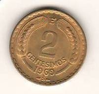 SV * Peru 2 CENTISIMOS 1969 * UNC foto