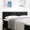 vidaXL Tăblie cap cu headboard Manual Negru 140 cm țesătură 42007152