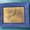 Placheta 15 ani sectia aerofilatelie AFR R. S. Romania Comandor I. Lefter