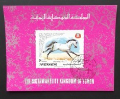 YEMEN - PICTURA -Cal Arab-1 Colita Obliterata-CTO - YK 071A foto
