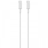 Lemontti Cablu Fast Charge Type-C la Type-C, PD, 100W, 1.2m, Alb