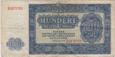 Germania 100 marci mark 1948 uzata foto