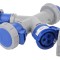 Conector Alimentare AC Splitter IP67 16A 230V