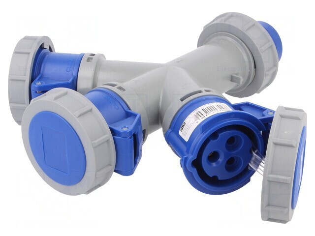 Conector Alimentare AC Splitter IP67 16A 230V